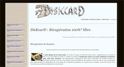 Desktop Screenshot of diskcard.fr