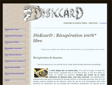 Tablet Screenshot of diskcard.fr